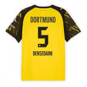 Pánské fotbalový oblečení Borussia Dortmund Ramy Bensebaini #5 Domácí košile 2025-26 Krátkým Rukávem